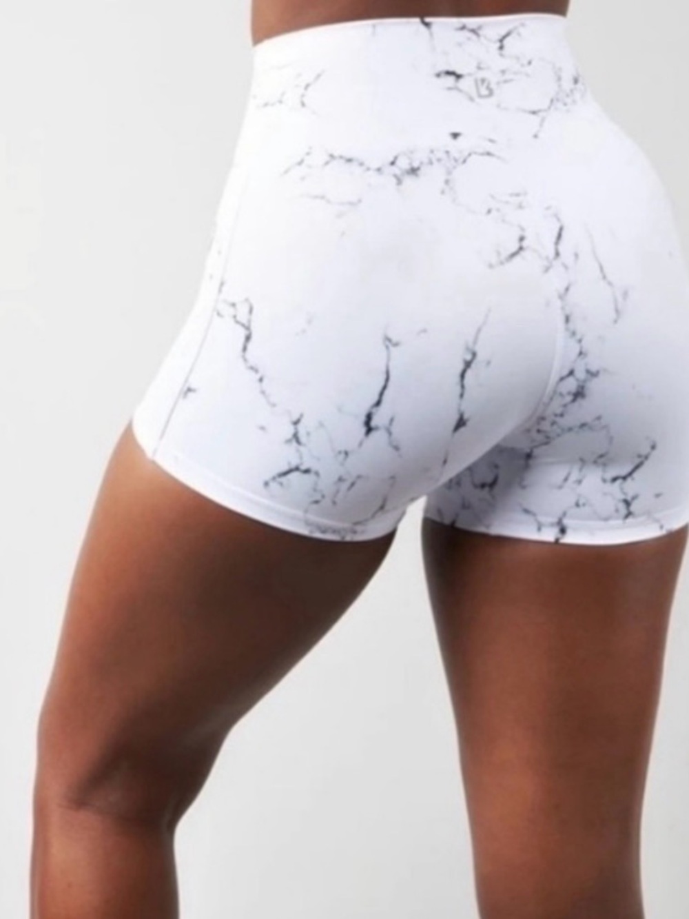 BuffBunny Limitless Shorts - White Marble